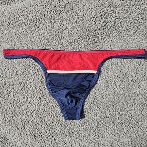 Red and Blue Swim Thong